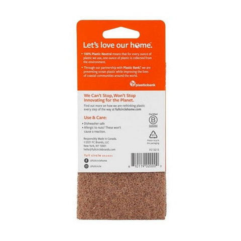 Full Circle Home, Neat Nut Walnut Shell Scour Pads, 3 Count Full Circle Home