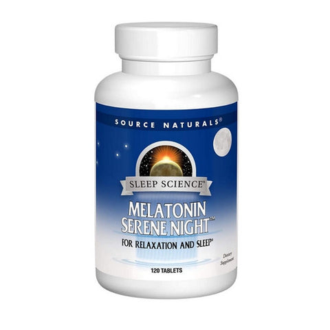 Source Naturals, Melatonin Serene Night, 120 Tabs