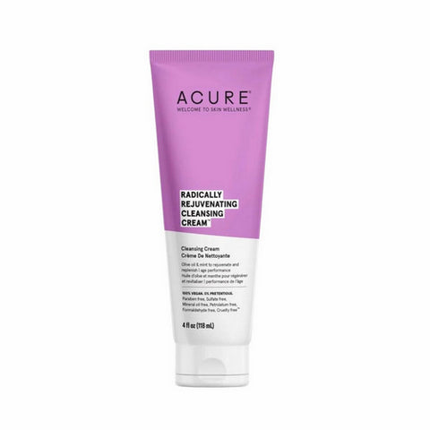 Acure, Radically Rejuvenating Cleansing Cream, 4 Oz