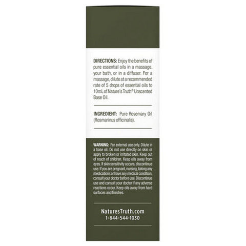 Nature's Truth, Essential Oil, Rosemary .51 Oz