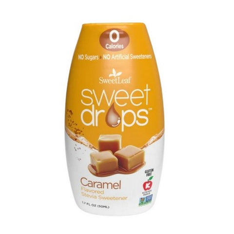 Sweetleaf Stevia, Sweet Drops Caramel Stevia Liquid Sweetener, 1.7 Oz Sweetleaf Stevia