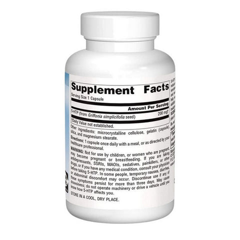 Source Naturals, 5-HTP, 200 mg, 60 Caps