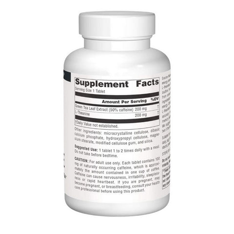 Source Naturals, Caffeine+ L-Theanine, 240 Tabs