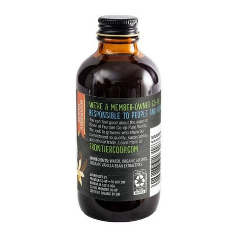 Frontier Coop, Organic Pure Vanilla Extract, 4 Oz Frontier Coop