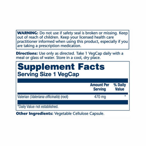 Solaray, Valerian, 470 mg, 180 Caps