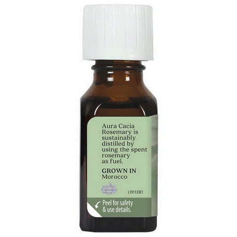 Aura Cacia, Pure Essential Oil Rosemary, (rosemarinus officinalis) 0.5 Fl Oz