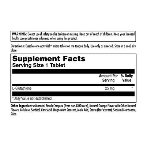Kal, L-Glutathione Orange, 90 Count