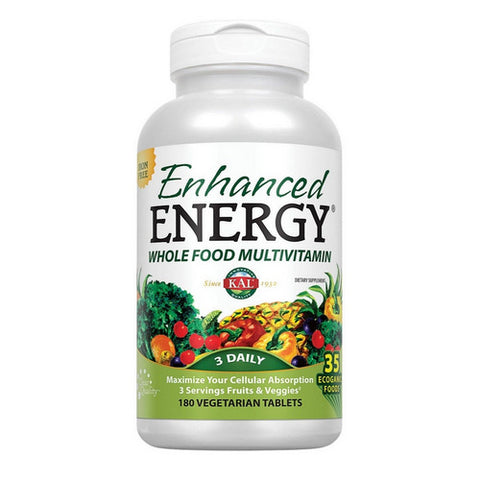 Kal, Enhanced Energy Iron Free, 180 Tabs Kal