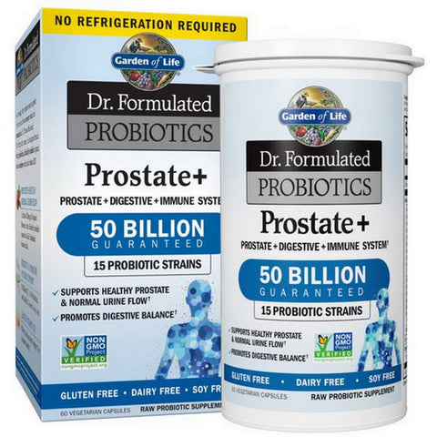 Garden of Life, Dr. Formulated Probiotics Prostate Plus, 60 Caps