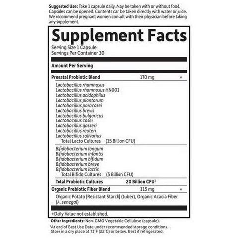 Garden of Life, Dr. Formulated Probiotics Once Daily Prenatal Cooler, 30 Caps Garden of Life