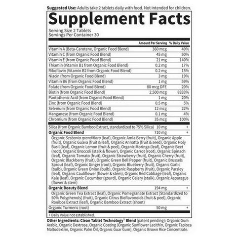 Garden of Life, Organics Organic Plant Collagen Builder, 60 Tabs