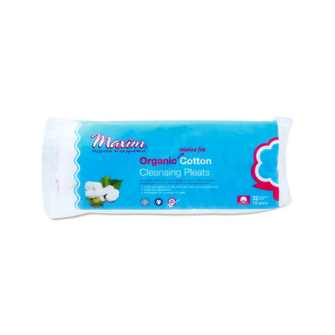 Maxim Hygiene Products, Cotton Cleansing Pleats, 32 Count