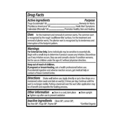 Forces of Nature, Wart Control Extra Strength, 4 ml