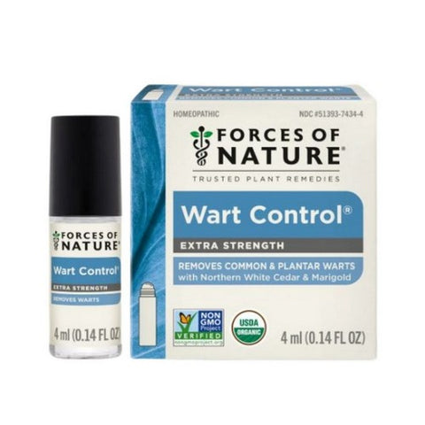 Forces of Nature, Wart Control Extra Strength, 4 ml