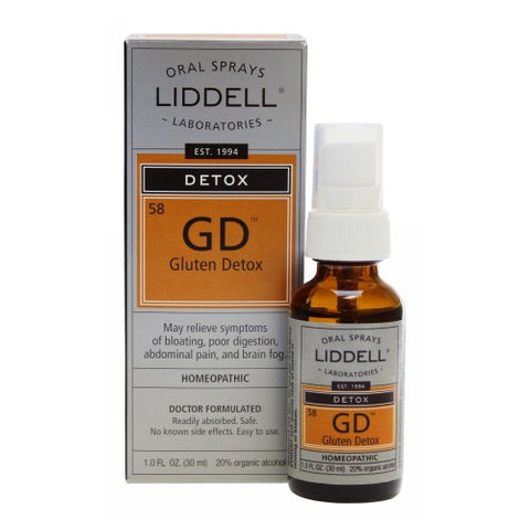 Liddell Laboratories, Gluten Detox Oral Spray, 1 Oz