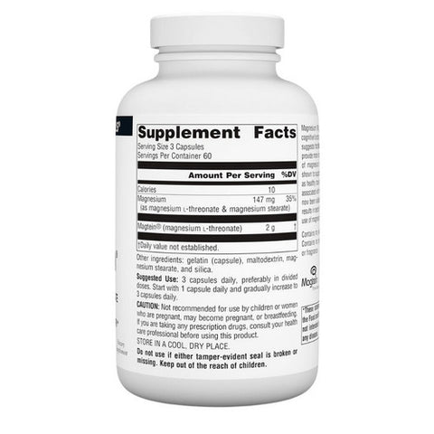 Source Naturals, Magtein Magnesium L-Threonate, 180  Caps