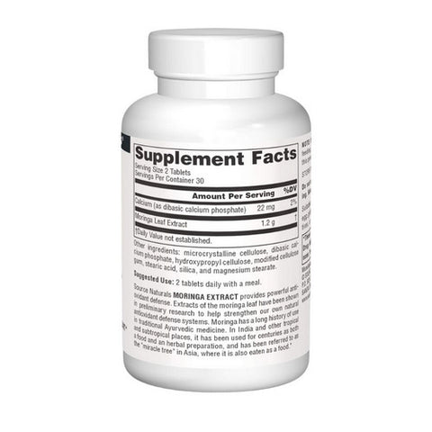 Source Naturals, Moringa Extract, 600 mg, 60 Tabs