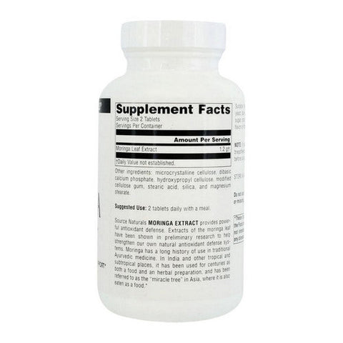 Source Naturals, Moringa Extract, 600 mg, 120 Tabs Source Naturals