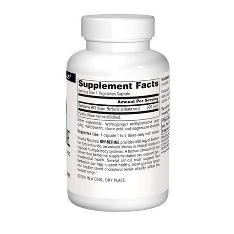 Source Naturals, Berberine, 500 mg, 30 Veg Caps