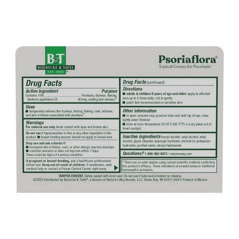 Boericke & Tafel, Psoriaflora Psoriasis Cream, 1 Oz Boericke & Tafel