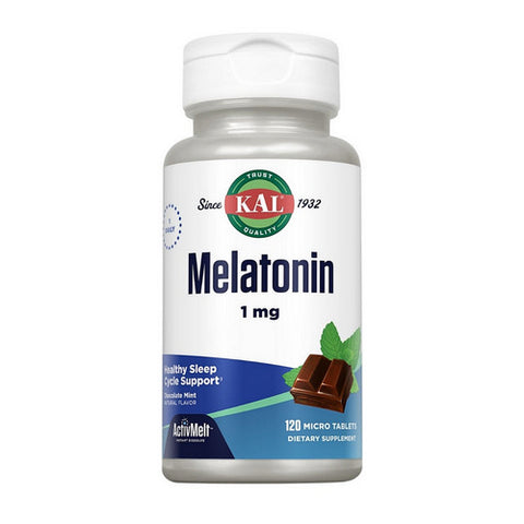 Kal, Melatonin Activmelt, 1 mg, 120 Count