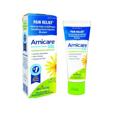 Boiron, Arnicare Gel Pain Relief Muscle Pain And Stiffness-Swelling From Injuries-Bruising, 2.6 Oz Boiron