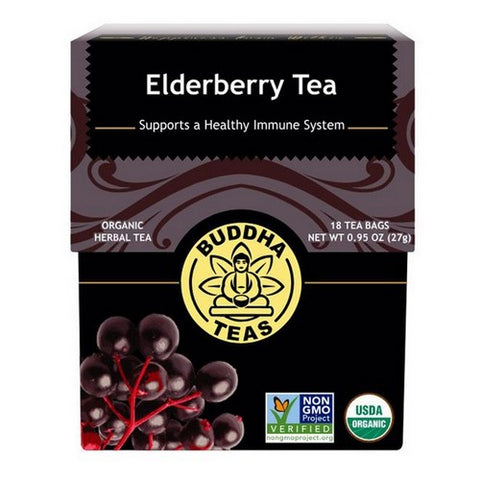 Buddha Teas, Organic Elderberry Tea, 18 Bags