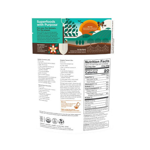 Navitas Organics, Organic Turmeric Powder, 8 Oz