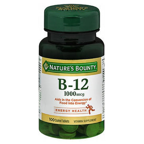 Nature's Bounty, Vitamin B-12, 1000 mcg, 24 X 100 Tabs