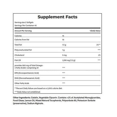 Nature's Bounty, Mini Fish Oil Mini Coated, 1290 mg, 24 X 90 Mini Softgels Nature's Bounty