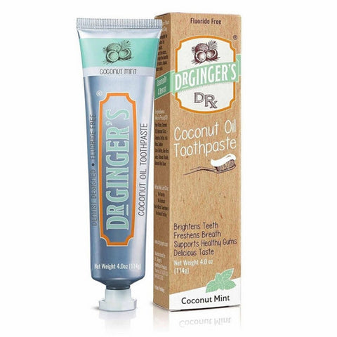 Dr.Ginger's, Coconut Oil Toothpaste, 4 Oz