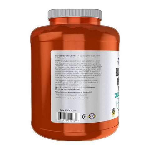 Now Foods, Egg White Pure Protein, 5 lb