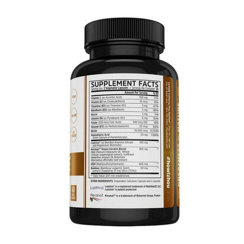 Zhou Nutrition, Hairfluence, 60 Veg Caps