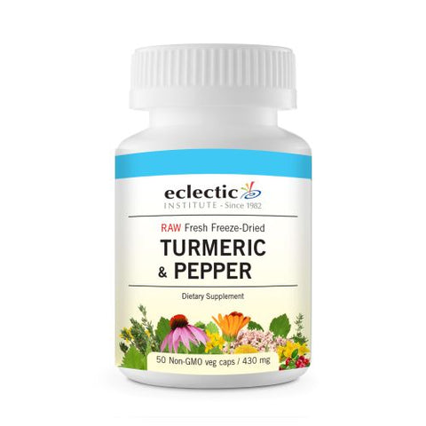 Eclectic Herb, Turmeric & Pepper, 50 Caps