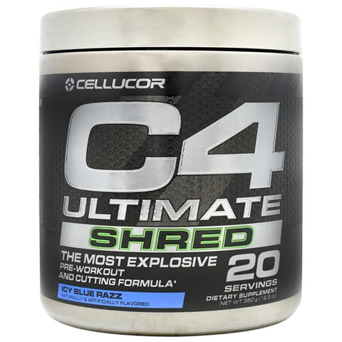 Cellucor, C4 Ultimate Shred, Icy Blue Razz 20 Servings