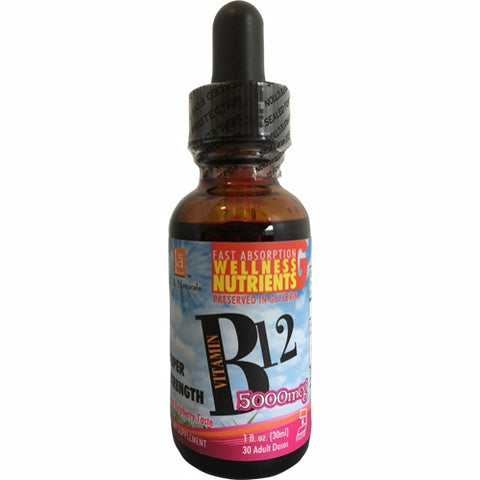 L. A .Naturals, Vitamin B12 Cyano, 1000 mcg, 1 Oz