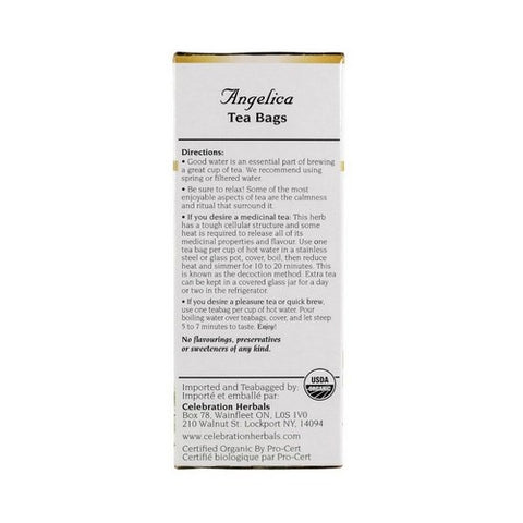 Celebration Herbals, Organic Angelica Root Tea, 24 Bags