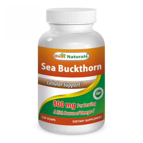 Best Naturals, Sea Buckthorn, 800 Mg, 120 Veg Caps