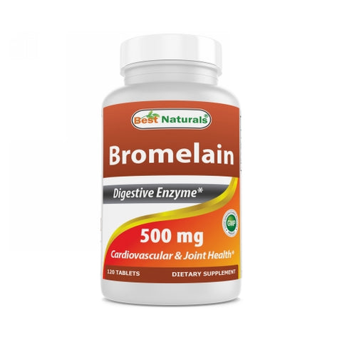 Best Naturals, Bromelain, 500 mg, 120 Tabs