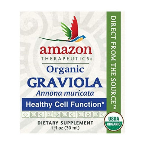 Amazon Therapeutic Laboratories, Organic Graviola Liquid Extract, 4 Oz Amazon Therapeutic Laboratories