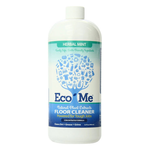 Eco-Me, Floor Cleaner Concentrated Herbal Mint, 32 Oz