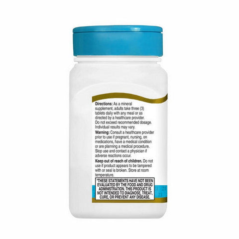 21st Century, Calcium Magnesium Zinc Plus D3, 90 Tabs 21st Century