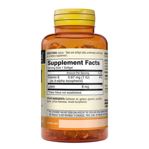 Mason, Natural Lutein, 6 mg, 60 Caps