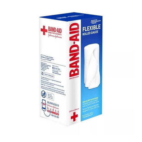 Band-Aid, Flexible Rolled Gauze, 2.5 Yard Band-Aid