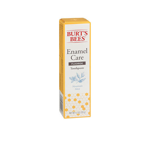 Burt's Bees, Enamel Care Fluoride Toothpaste Mountain Mint, 4.7 Oz