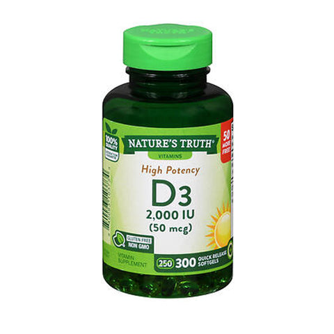 Nature's Truth, Vitamin D3, 300 Caps