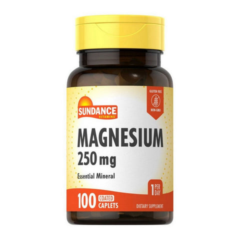 Sundance, Magnesium Coated Caplets, 250 mg, 100 Tabs