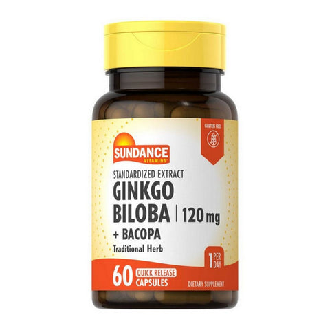 Sundance, Ginkgo Biloba Plus Capsules, 120 mg, 60 Caps