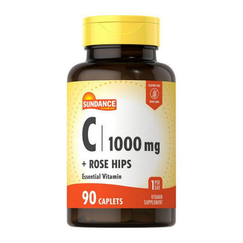 Sundance, Vitamin C With Rose Hips, 100 Mg, 90 Tabs Sundance