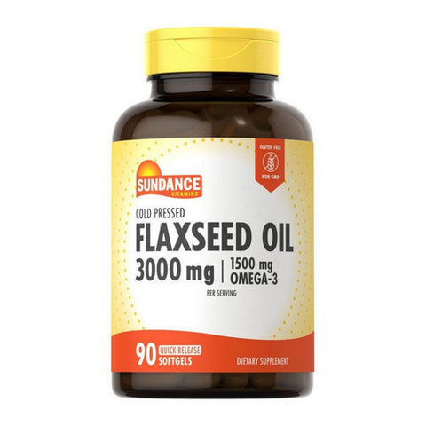 Sundance, Vitamins Flaxseed Oil Softgels, 1000 mg, 90 Tabs